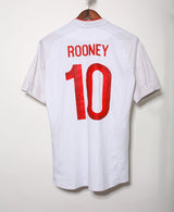 2012 England Home #10 Wayne Rooney Kit ( L )