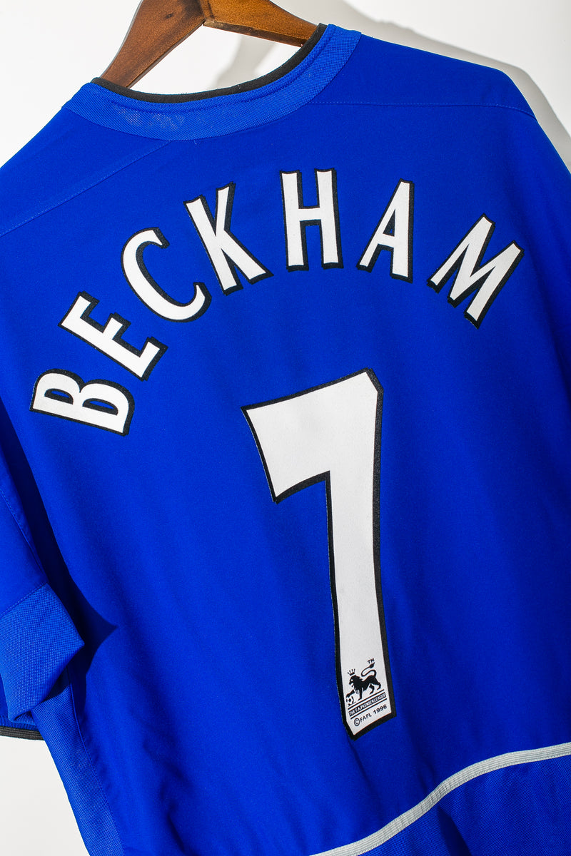 Manchester United 2002 - 2003 Third Kit #7 Beckham ( XXL )