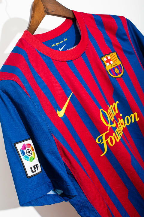 2011 - 2012 FC Barcelona Home #6 Xavi ( M)