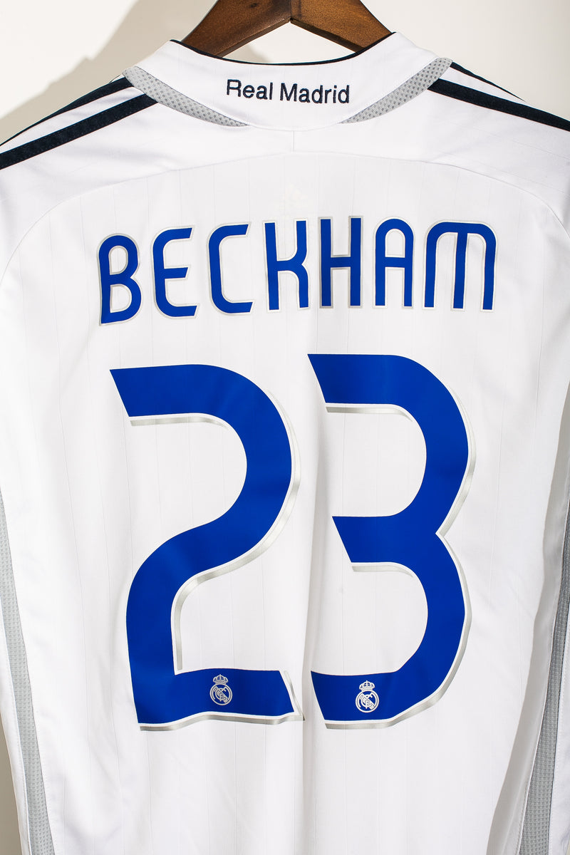 2006 - 2007 Real Madrid Home Beckham #23 ( M )