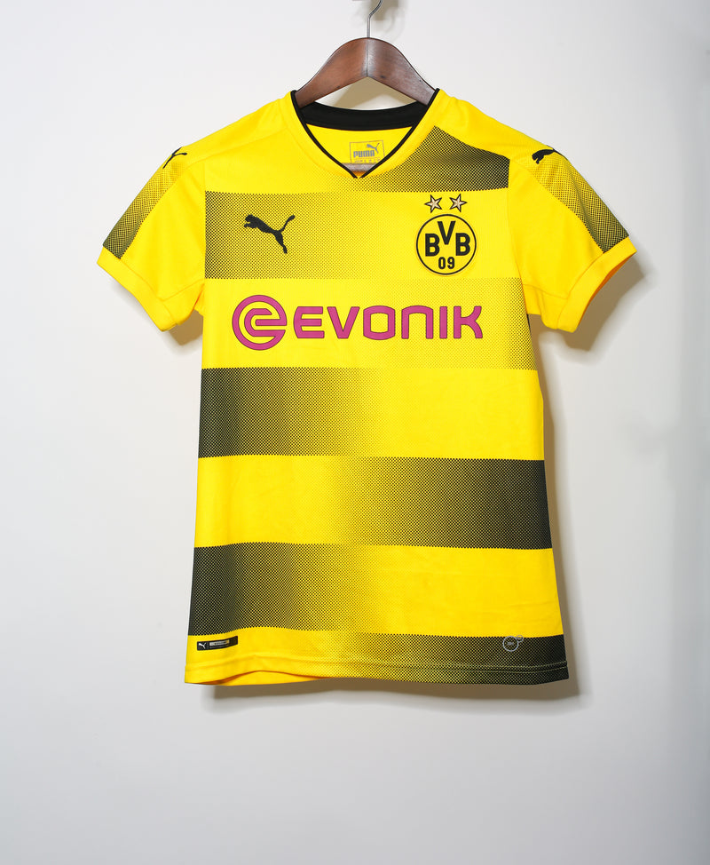 Borussia Dortmund 2017-18 Aubameyang Home Kit (WS)