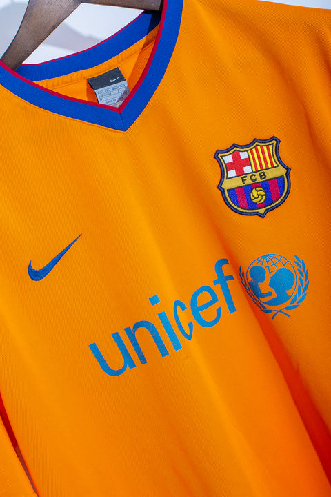 FC Barcelona 2007-07 Ronaldinho Away Kit (2XL)