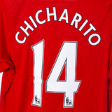 2010 Manchester United Home #14 Chicharito ( L )