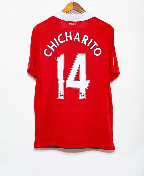 2010 Manchester United Home #14 Chicharito ( L )