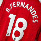 2020 Manchester United Home Fernandes #18 ( XL )