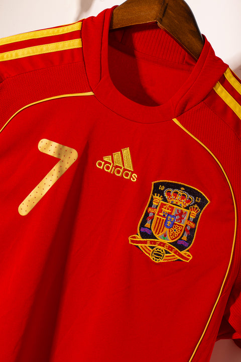 2008 Spain Home #7 David Villa ( M )