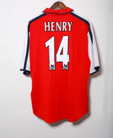 Arsenal 2000-01 Henry Home Kit (XL)