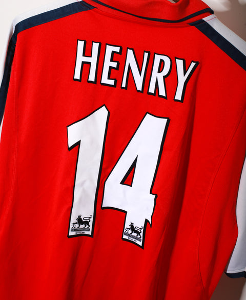 Arsenal 2000-01 Henry Home Kit (XL)