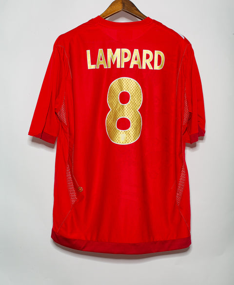 2006 England Away #8 Lampard ( XL )