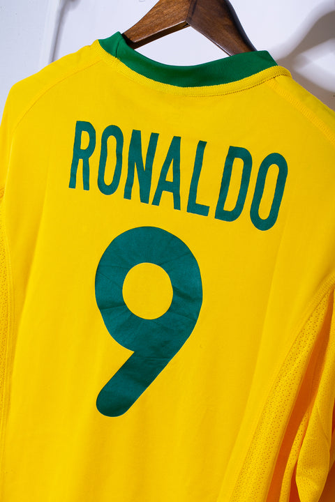 2000 Brazil Home #9 Ronaldo ( XL )