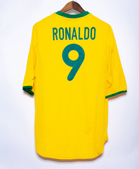 2000 Brazil Home #9 Ronaldo ( XL )