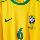 1998 Brazil Home #6 Roberto Carlos ( L )