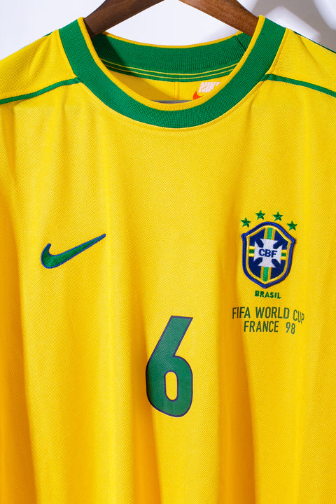 1998 Brazil Home #6 Roberto Carlos ( L )