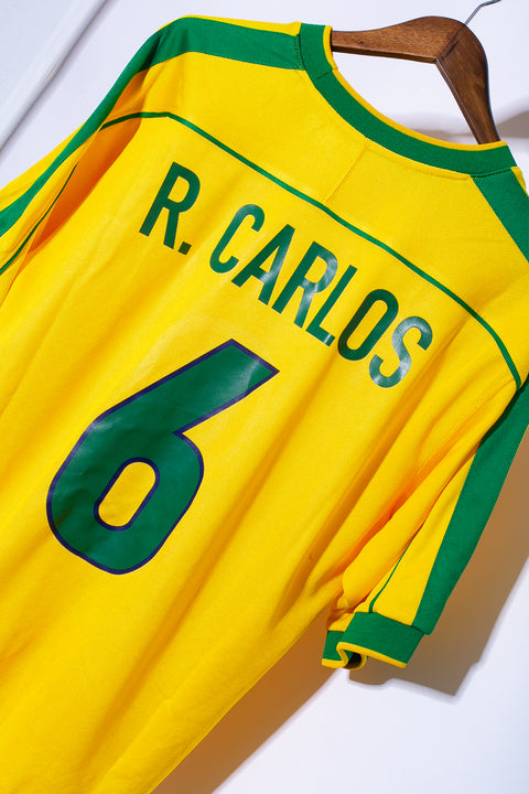 1998 Brazil Home #6 Roberto Carlos ( L )