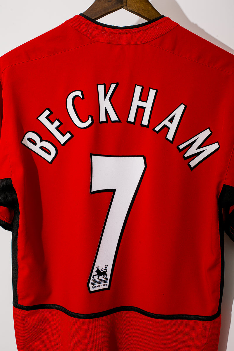Manchester United 2002-03 Beckham Home Kit ( L )