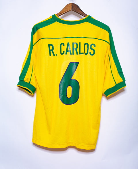 1998 Brazil Home #6 Roberto Carlos ( L )