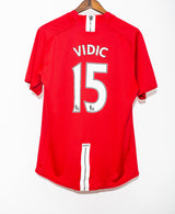 Manchester United 2007-08 Vidic Home Kit (XL)