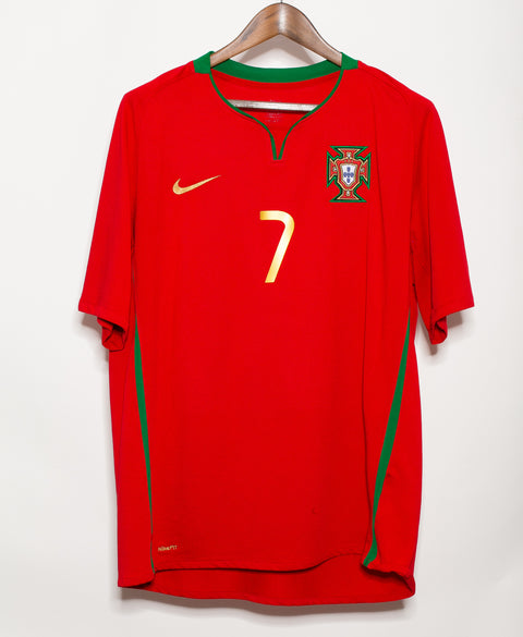 2008 Portugal Home #7 Ronaldo ( XL )