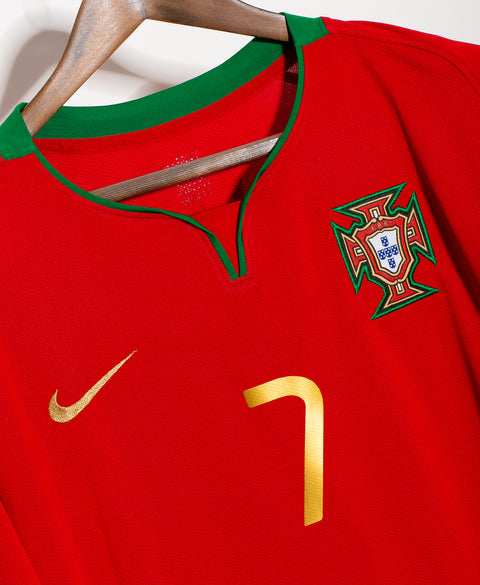 2008 Portugal Home #7 Ronaldo ( XL )