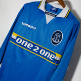 Everton 1998-99 Materazzi Long Sleeve Home Kit (L)