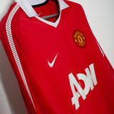 Manchester United 2010-11 Long Sleeve Home Kit (L)
