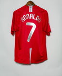Manchester United 2008 Ronaldo CL Final Home Kit (L)