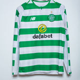 Celtic 2018-19 Weah Long Sleeve Home Kit (M)