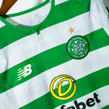 Celtic 2018-19 Weah Long Sleeve Home Kit (M)