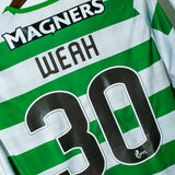 Celtic 2018-19 Weah Long Sleeve Home Kit (M)