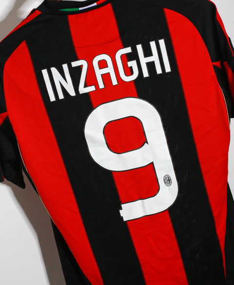 2010 AC Milan Home #9 Inzaghi ( S )