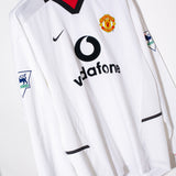 Manchester United 2002-03 Beckham Long Sleeve Away Kit (M)