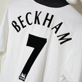 Manchester United 2002-03 Beckham Long Sleeve Away Kit (M)