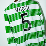 Celtic 2013-14 Virgil Long Sleeve Home Kit (M)