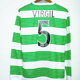 Celtic 2013-14 Virgil Long Sleeve Home Kit (M)