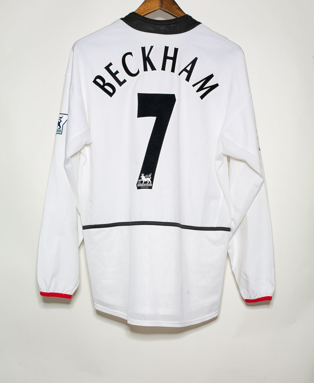 2002-2003 Nike Manchester United David Beckham Long Sleeve Jersey Shirt  England