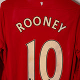 Manchester United 2011-12 Rooney Long Sleeve Home Kit (L)