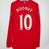 Manchester United 2011-12 Rooney Long Sleeve Home Kit (L)