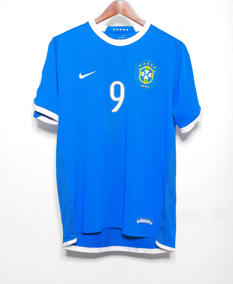 2006 Brazil Away #9 Ronaldo  ( XL )