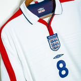 England 2003 Scholes Home Kit (L)