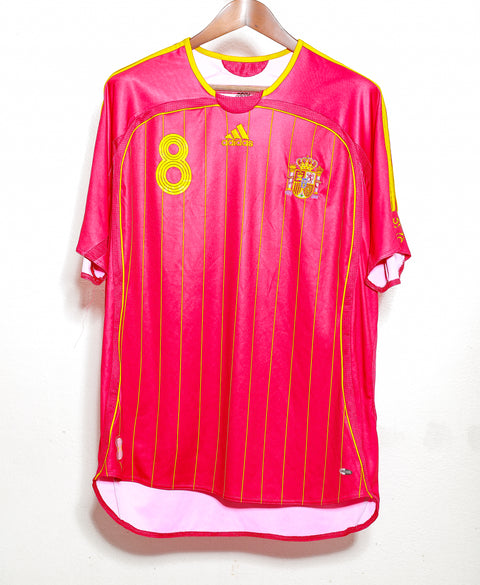 2006 Spain Home #8 Xavi ( XL )