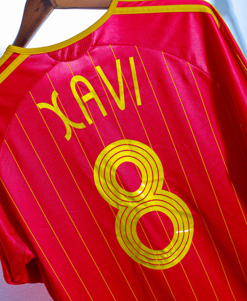 2006 Spain Home #8 Xavi ( XL )