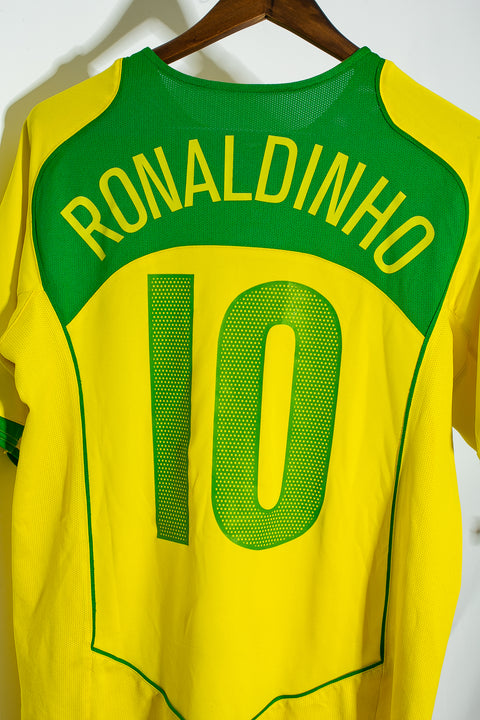 Brazil 2014 Ronaldinho Home Kit (L)