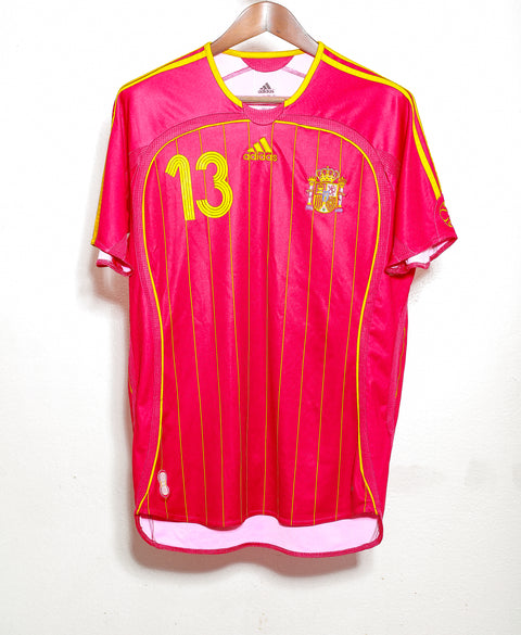 2006 Spain Home #13 Iniesta ( M )