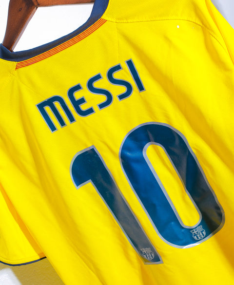 2008 - 2009 FC Barcelona Away #10 Messi ( L )