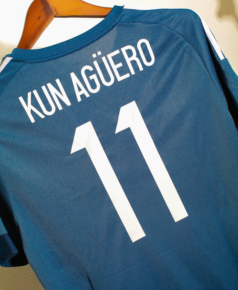 2015 Argentina Away #11 Kun Aguero BNWT ( L )