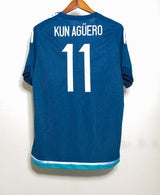 2015 Argentina Away #11 Kun Aguero BNWT ( L )