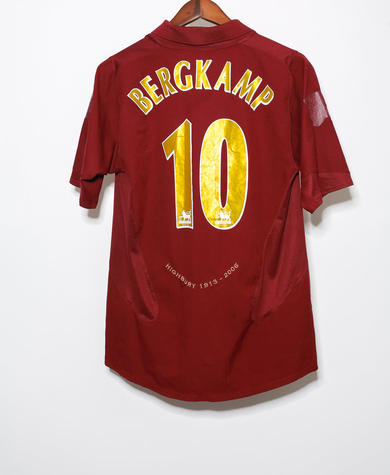 2005 - 2006 Arsenal Home #10 Bergkamp ( M )
