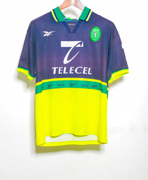 1998 - 1999 Sporting CP Away #10 Edmilson ( L )