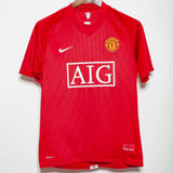 Manchester United 2007-08 Evra Home Kit (M)