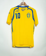 Sweden 2008 Ibrahimovic Home Kit (S)